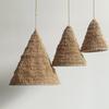 Hemp Rope Lampshade Tapered Woven Pendant Light Shades Rustic Boho Hand-woven Lamp Cover