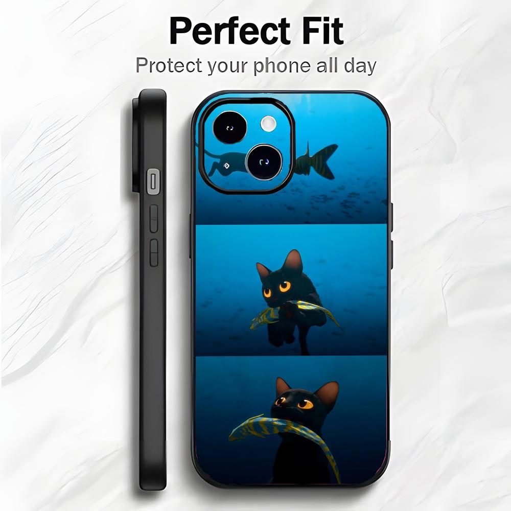 

Cat Art F-Flow Cat Fantasy Journey Phone Case Phone Case Soft Packaging Lightweight For iPhone17 16 15 14 13ProMax iphone12promax
