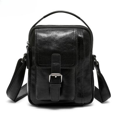 Retro Fashion Classic Trendy Genuine Leather Men's Bag Single-shoulder Bag Men's Crossbody Bag