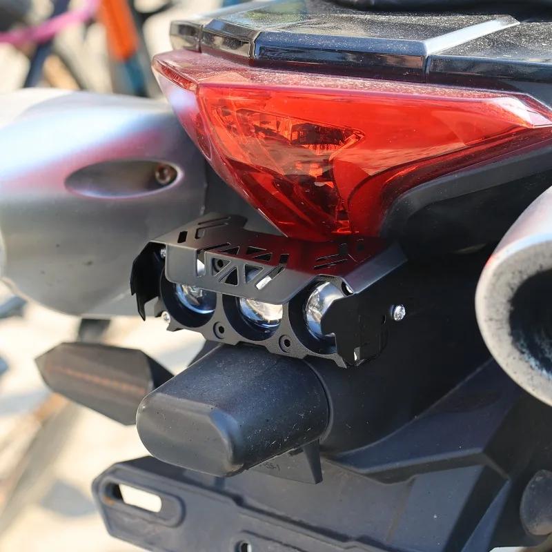 Motorcycle LED Spot Light Dual Color Hi/Low Beam Fog Lamps for Car Trucks SUV 12V 24V Mini Lens Headlight Driving Light