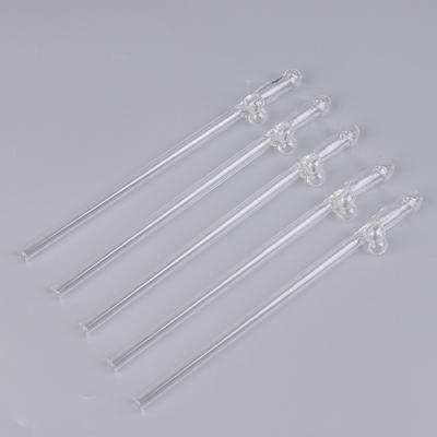 Γυάλινο Καλαμάκι με Αστείο Σχήμα Δημιουργικά Καλαμάκια από Πυρίτιο Υψηλής Περιεκτικότητας Ανθεκτικά στη Θερμότητα Επαναχρησιμοποιούμενα Καλαμάκια Εργαλείο Κουζίνας Είδη Πάρτι