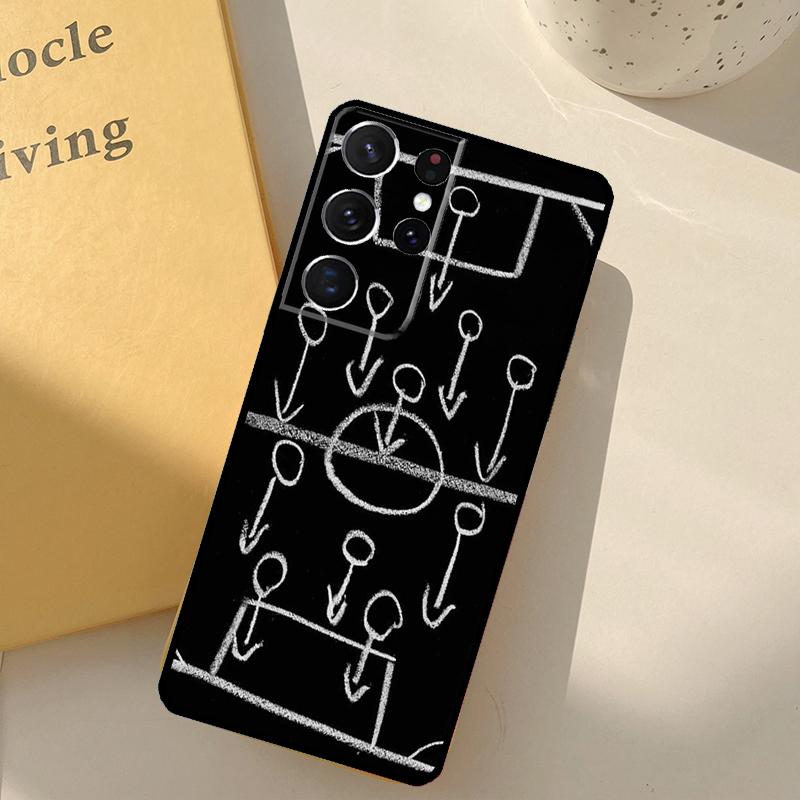 Football Soccer Tactics Time Phone Case For Samsung Galaxy S25 Ultra S20 S21 S22 S23 S24 S9 S10 Plus S25 FE Cover Shell