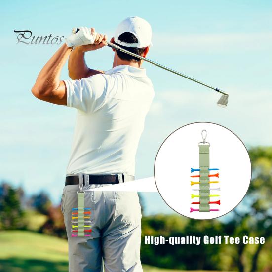 

Держатель для клюшек для гольфа из искусственной кожи с 7 клюшками для гольфа Портативный органайзер для клюшек для гольфа Аксессуары для сумок для тележек для гольфа светло-зеленый