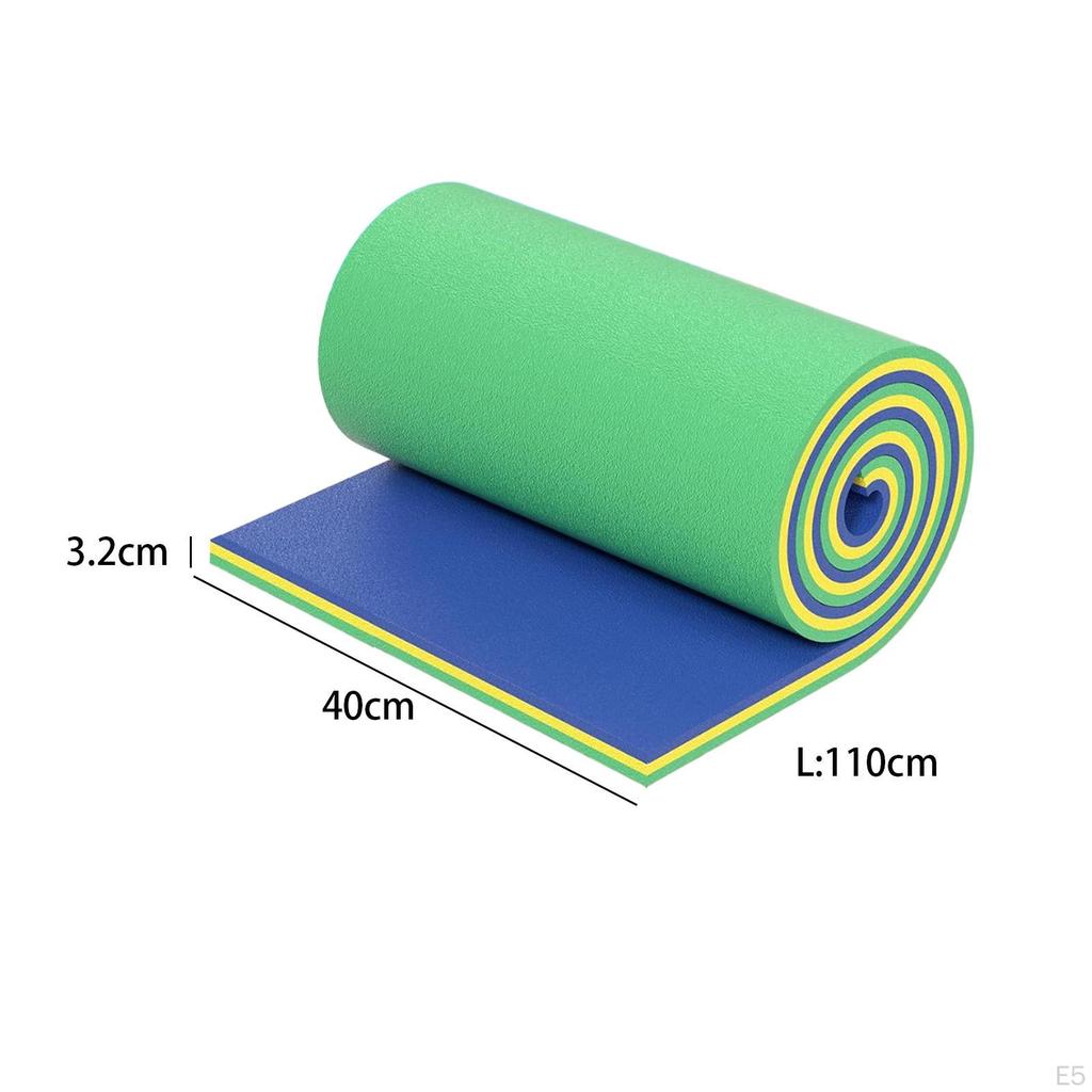 Float Wasser Matte Pad 3 Schicht Aufgerollt Decke Floß Driften Matratze für Außerhalb