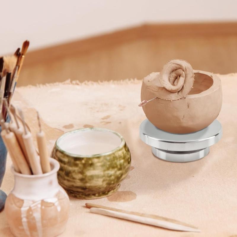 6/8/10/12in Double-Sided Pottery Turnable Wheel Turntable Sculpting Wheel Rotated Turntable Sculpting Pottery Wheel