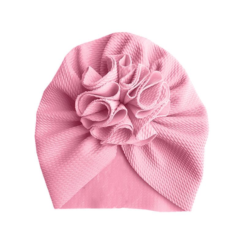 Cute Flower Baby Turban Hat Soft Baby Girl Headwrap Beanie Hat For Newborn Infant Toddler Headwear Headband