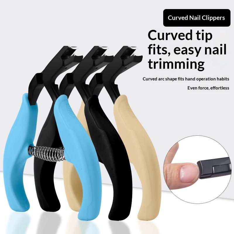 Curved Nail Clippers With Large Opening Three Times Anti-Splash Storage Nail Clippers For The Elderly Thick Toenails Heavy Duty