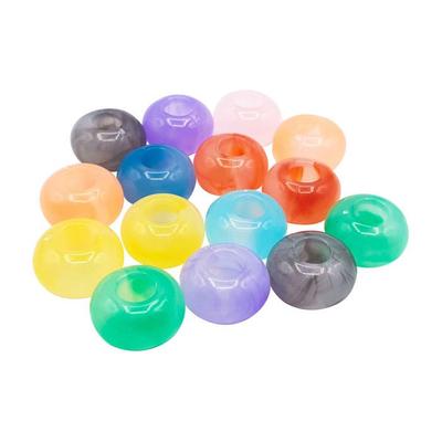 Translucent Pastel Beads 1.3 X 0.8 Cm 40 G