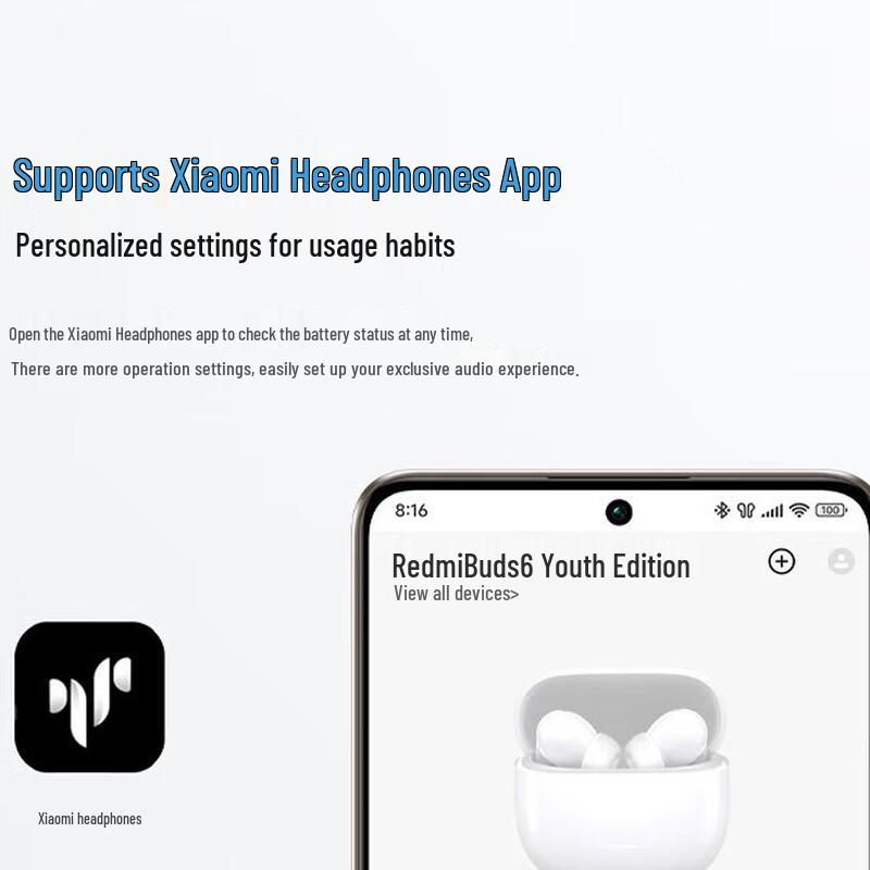 Xiaomi Redmi Buds 6 Lite In-Ear Bluetooth-Ohrhörer