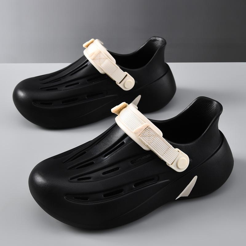 Hole Shoes Men's Summer New Wear Wear Wear-resistant Sports Bag Head Slippers Outdoor Beach Cool Slippers
