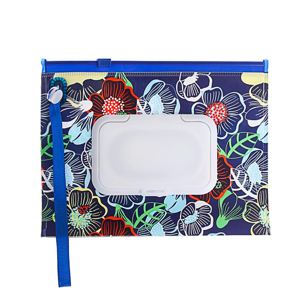 Portable Flip Cover Carrying Case Stroller Accessories Cosmetic Pouch Wet Wipes Bag Tissue Box