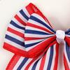 Patriotic Double-Layer Bow Hair Clip American Flag Patriotic Bows Independence Day Holiday Hair Accessory