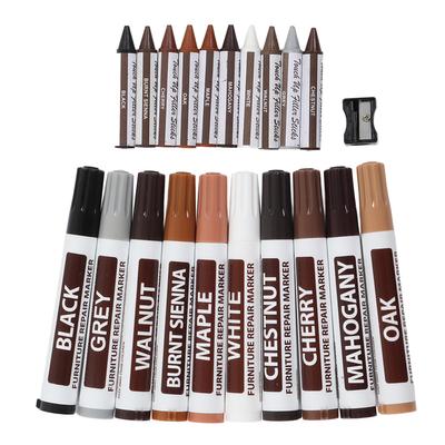 10Pcs Furniture Markers Waterproof Quick Dry Scrub Resistant Widely Used Wood Markers with