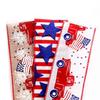 Meter Festive 10 American Independence Day Ribbon Decorative Gift Wrap Set Stars With