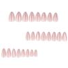 French glitter wearing nail art almond nail nail piece nude cat eye flash wearing nail piece fake nail