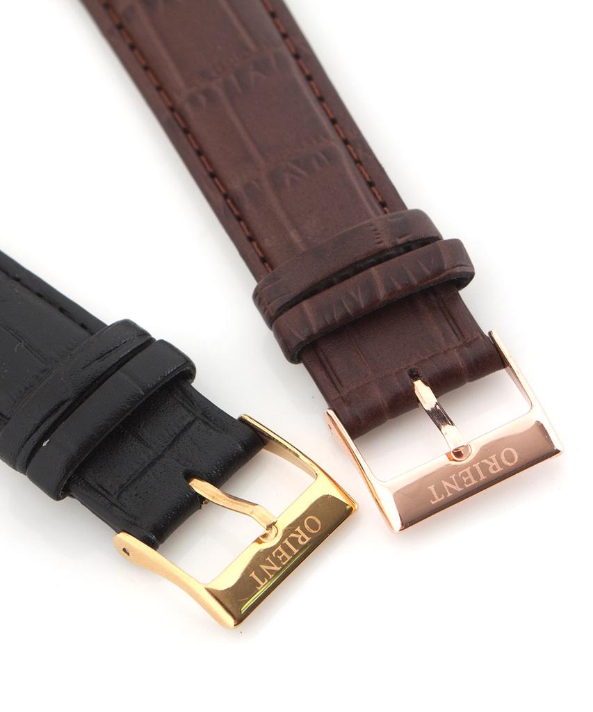 Olienteu Korean-Made Men'S Leather Band Wristwatch Ot7709Me