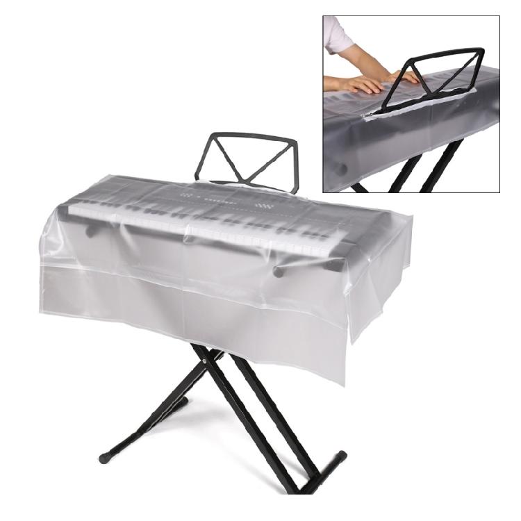 Piano Keyboard Anti Dust Cover, Clear Anti-Dust Cover Key Cover for 61/ 88 Keys