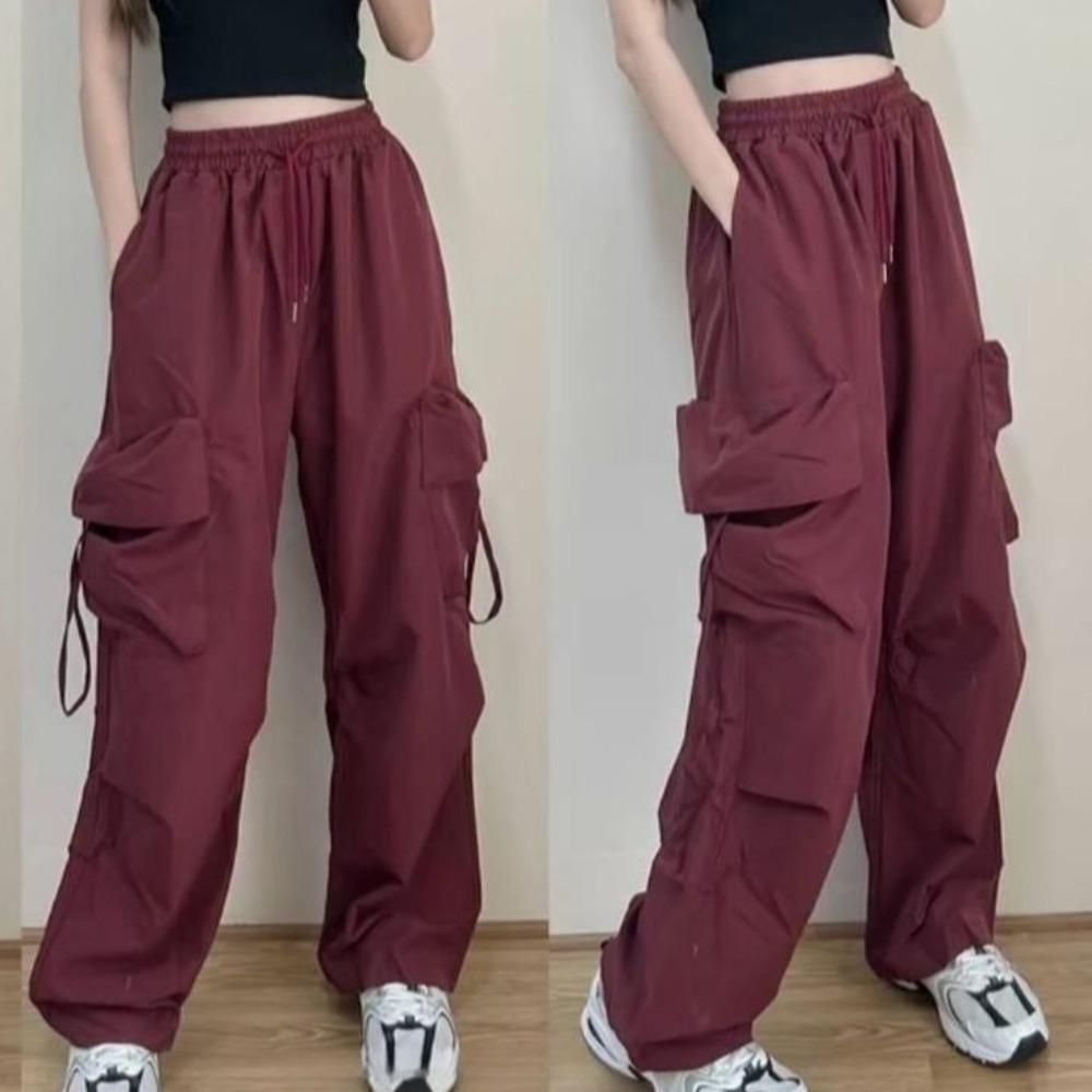 2026 Workwear Casual Pants - Women's Loose Street Dance Hip-Hop Trendy Wide Legged Long Pants