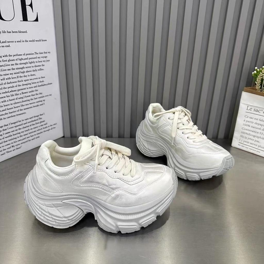 Thick-soled heightening spring shoes women's spring and summer high-quality dad shoes non-slip, light and comfortable casual shoes