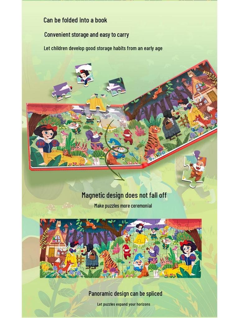 Princess Magnetic Puzzle for Girls Ages 3 and Up - Educational Toy Gift