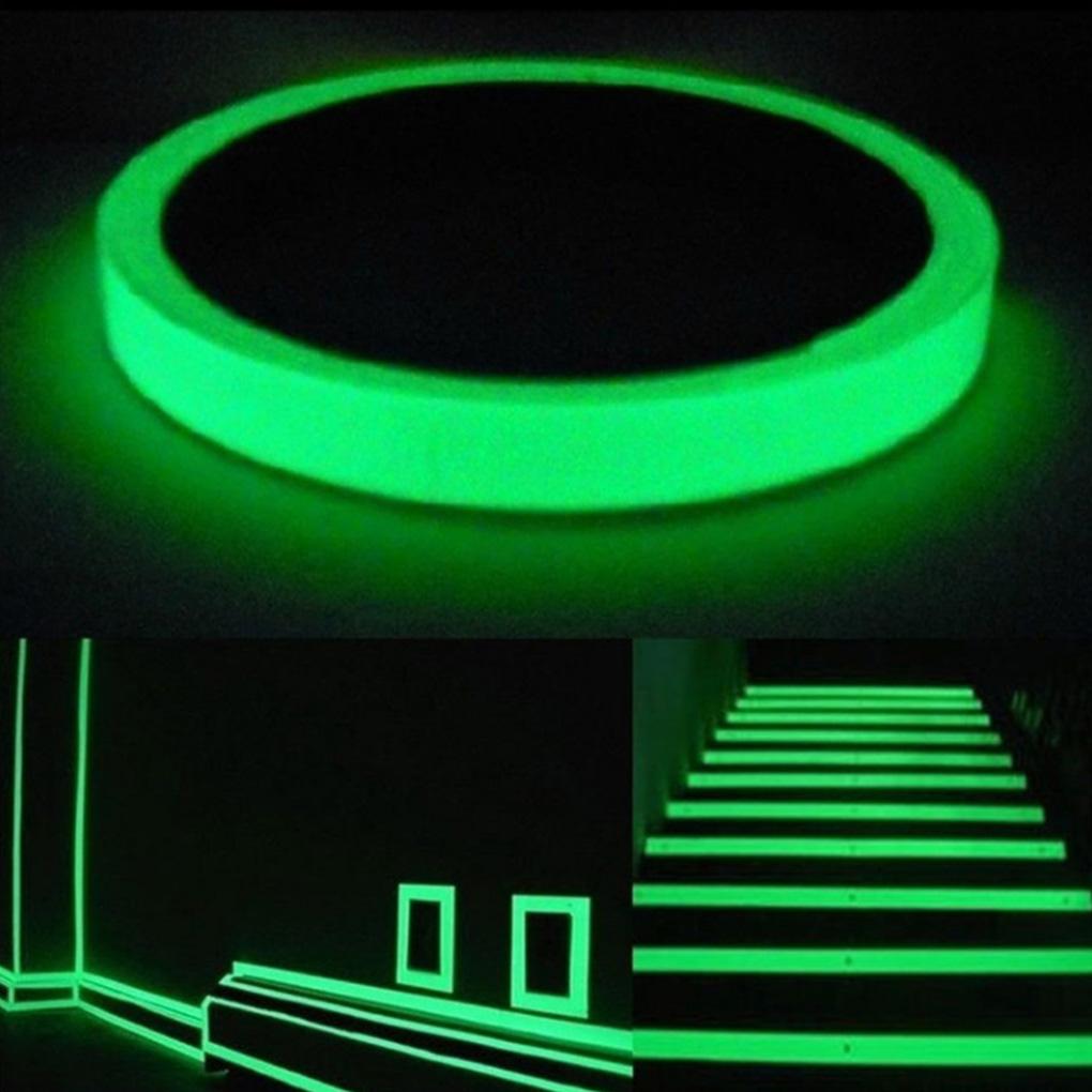 Luminous Band Self-sticking Green Reflective Tape Decorative Wall Strap Sticker