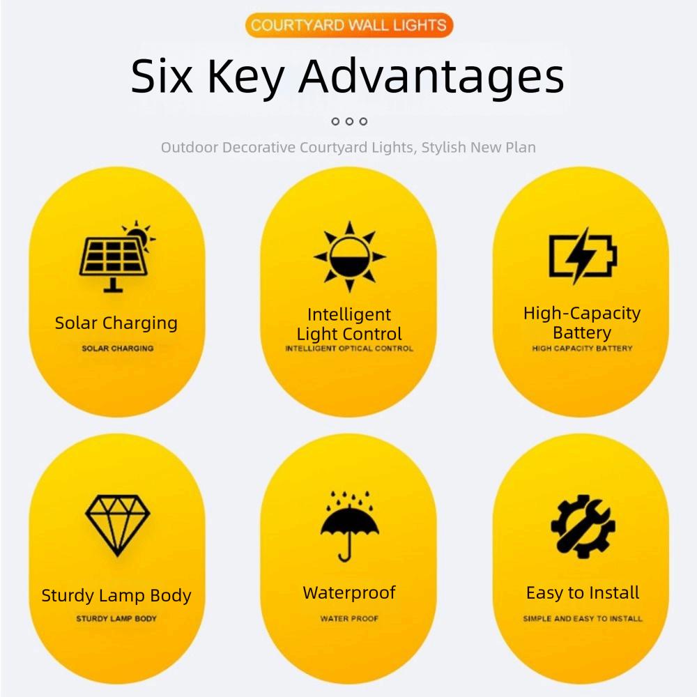Rainproof Solar Step Lighting Solar Charging Solar Pathway Lights Garden Fence Light Pathway