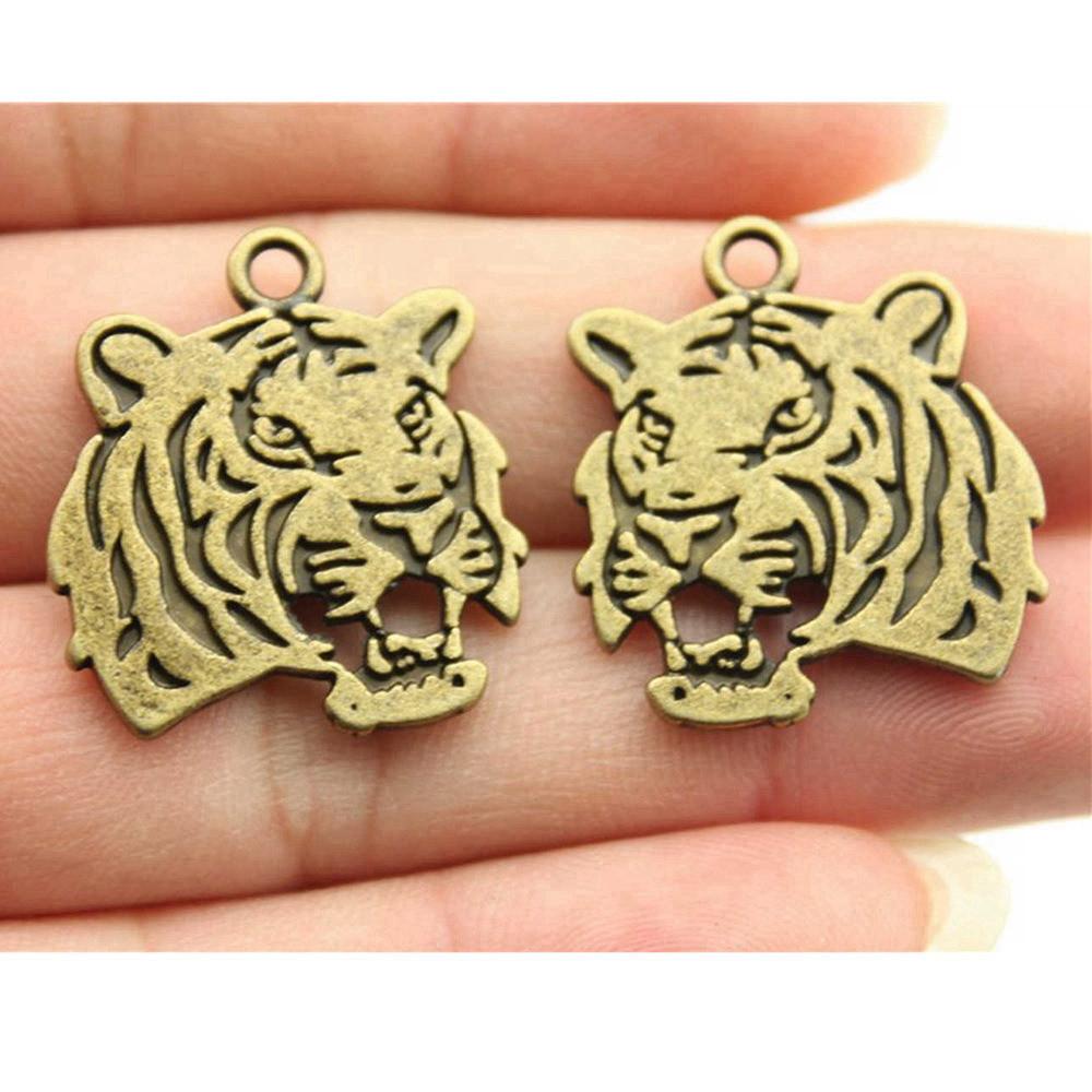 Charms Tiger Lion Wolf Pendants Kids' Jewelry Materials QC131