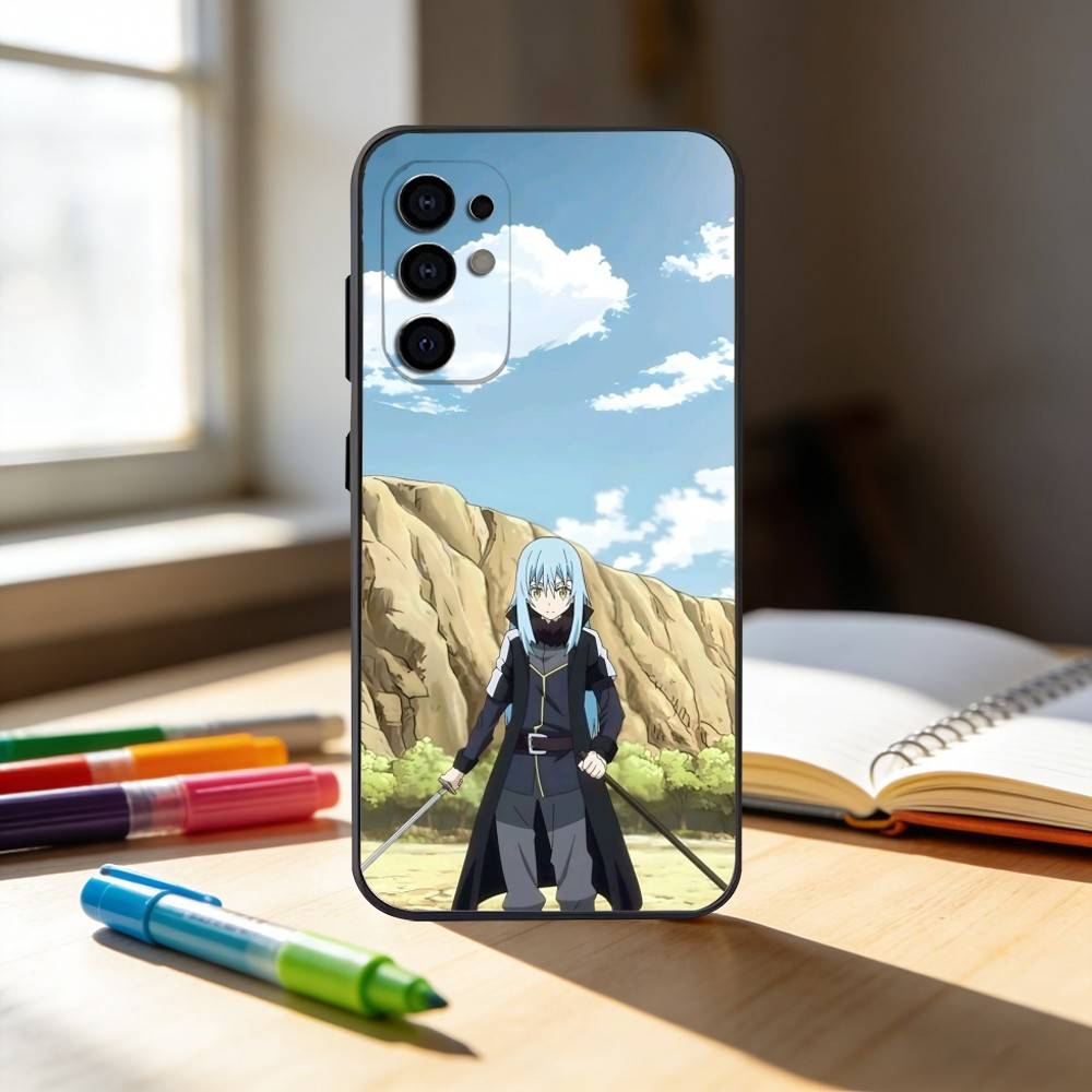 R-Rimuru-U Tempest T-Tensei Phone Case For Samsung S25,S24,S21,S22,S23,S30,Ultra,S20,Plus,Fe,Note,10,9,5G Black Cover