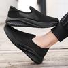 Mesh Sneakers For Men Breathable Slip On Outdoor Walking Shoes Soft Sole Lightweight Comfortable Loafers Plus Size Men'S Shoes