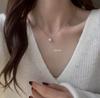 Pearl Necklace for Crystal Venetian Stainless For Comes with Gift Box [VIROMY] Women, Pearl, Pearl, Chain, Steel, Hypoallergenic, Silver, Weddings,