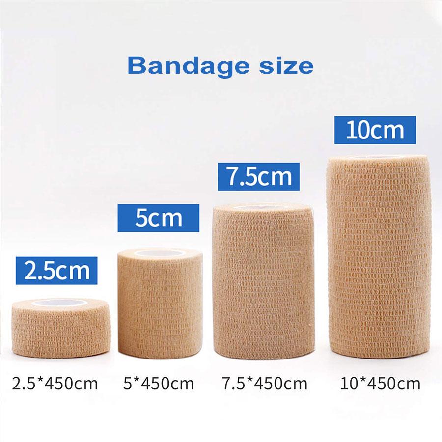 1Roll 2.5Cm Self Adhesive Elastic Bandage Sports Tattoo Kit Cohesive Tape Wrap Elastoplast For Injury Finger Wrist Ankle
