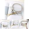 Fashion Gold Twisted Shape Knot Decoration Women Thin Belt For Casual Dress And Suit Waist Accessory
