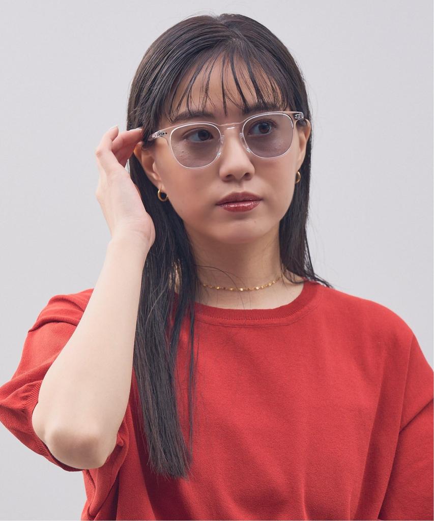 [Zoff] Zoff JOURNAL STANDARD relume Sonnenbrille im Wellington-Stil (Klar, ZH251G0300A1)  Journal Standard Relume  Schwarzer Rand Klarer Rahmen  Farbig
