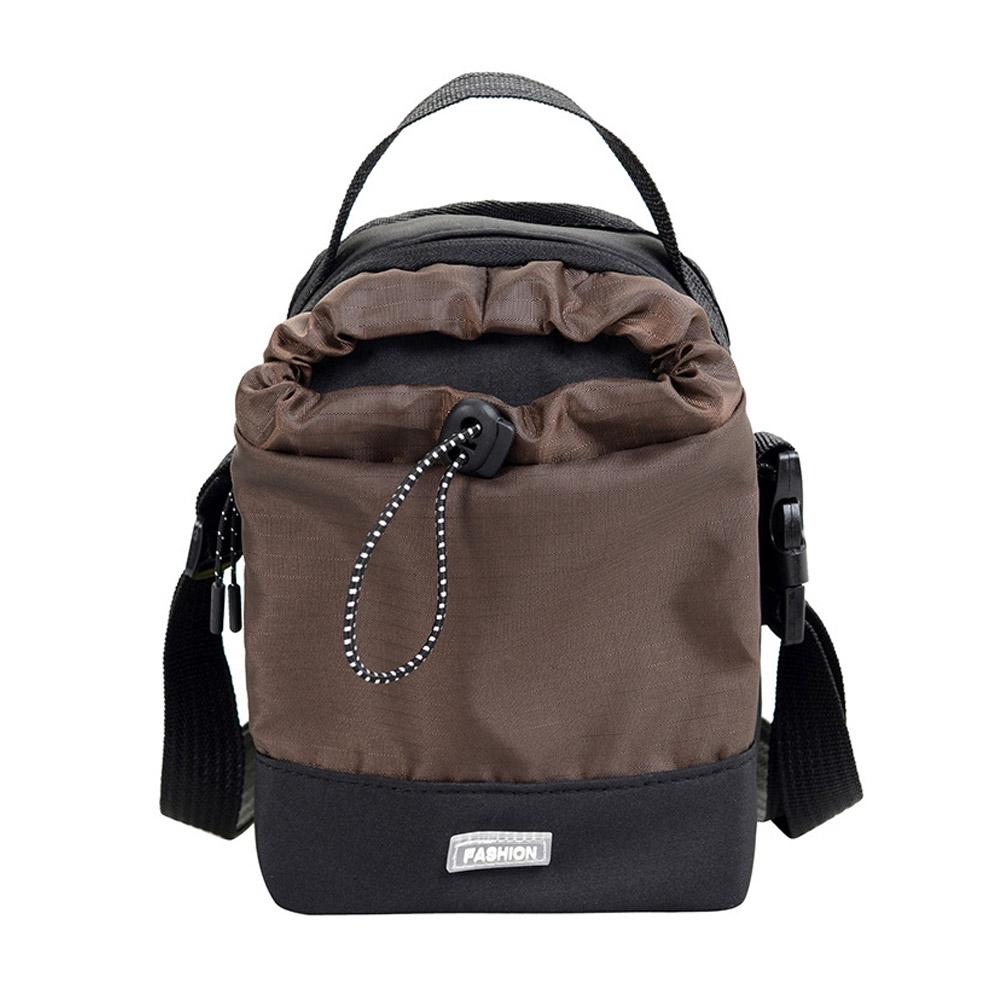 Outdoor Multifunctional Drawstring Crossbody Bag Nylon Lightweight Phone Bag Adjustable Strap Fashionable Portable Bag