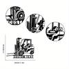 Custom Forklift Driver Metal Wall Art, Personalized Name Sign, Home & Warehouse Decor Gift for Lift Truck Enthusiasts