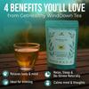 Chá Calmante® para Dormir | Mistura Herbal Sem Cafeína para a Hora de Dormir com Camomila, Ashwagandha e Lavanda | Chá Relaxante para Dormir para Noite