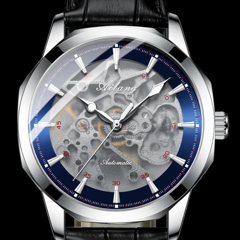 AILANG Uhren Herren Automatik Vollskelett Mechanische Uhr Neue Herrenuhren Wasserdicht