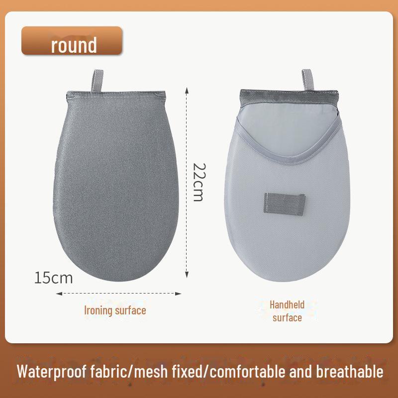 Compact Ironing Kit: Mini Board, Handheld Iron, Hanging Machine, Heat Pad, Gloves, and Stool