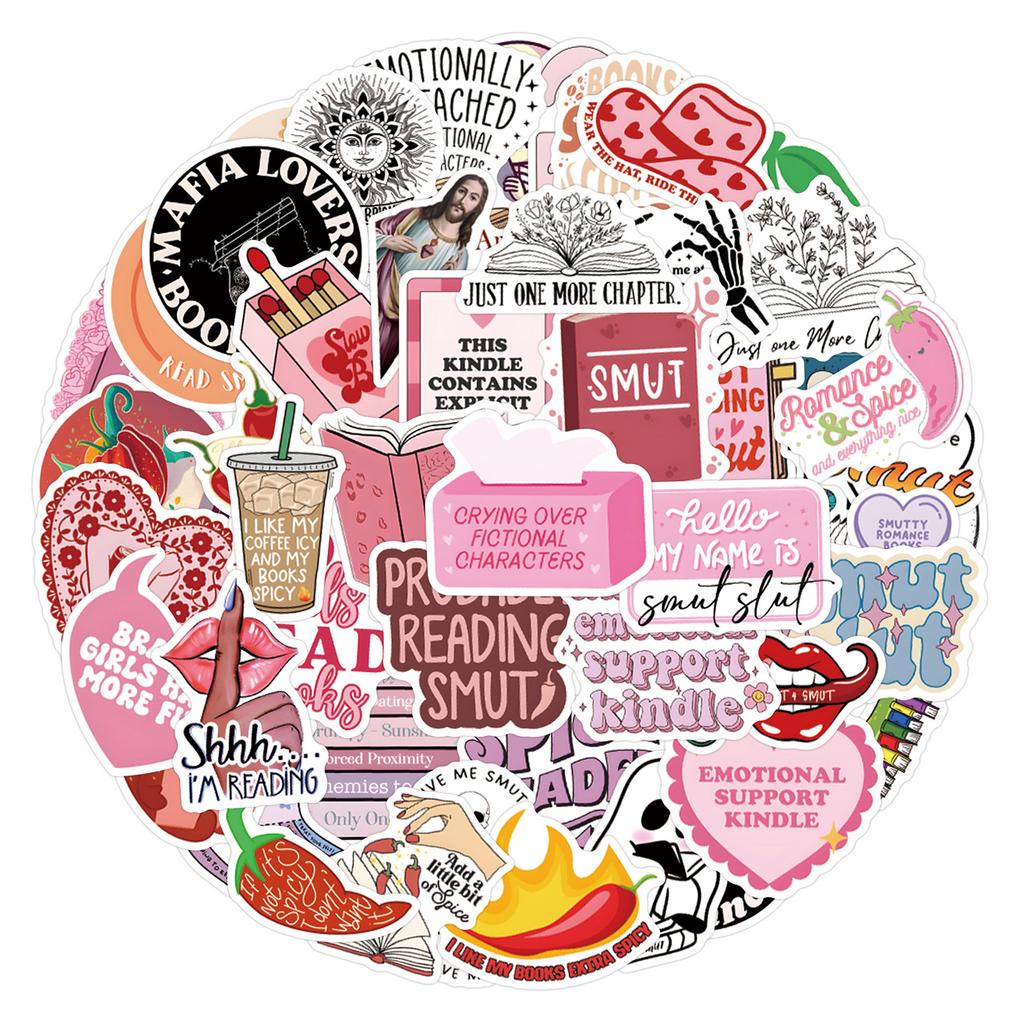 55 New Smut Book Graffiti Stickers Decorate Laptop Suitcase Mobile Phone DIY Stickers