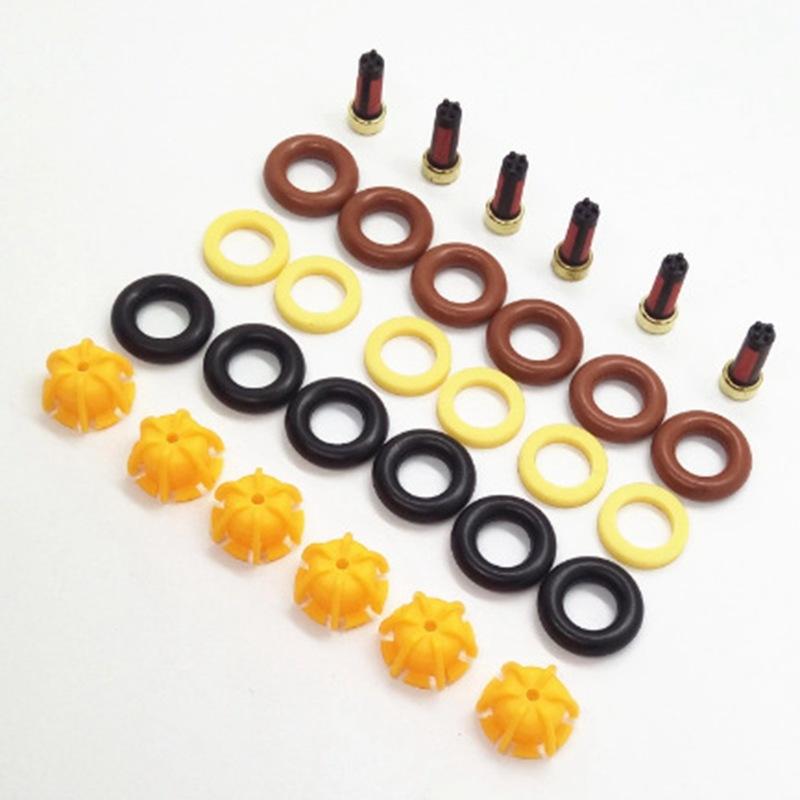 #28G Automotive Parts & Accessories,Fuel Injector Repair Kit for-BMW E30 325I V8 Pintle Valve Injection (Plastic+Rubber)