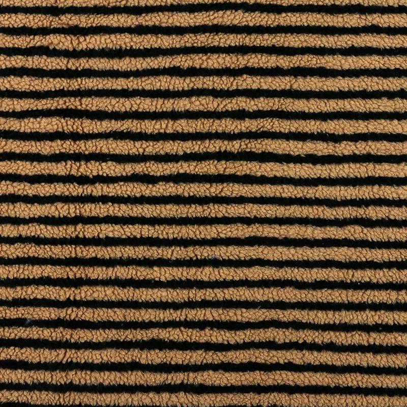 160x45cm Fine Striped Jacquard Lamb Fleece Fabric For Children's Clothing Outerwear, Home Pillows, Handmade DIY Clothing Fabrics