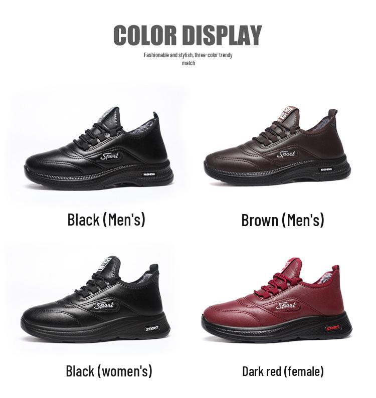 25th Anniversary Ultra-Light Non-Slip Fleece-Lined Cotton Shoes for Men and Women - Winter Internet Sensation