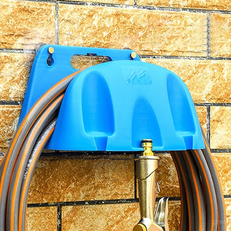 

Plastic Wall Hanging Hose Storage Rack Garden Yard Watering Pipe Rack Irrigation Water Gun Hose Set Organizer Horticultural Tool жёлтый