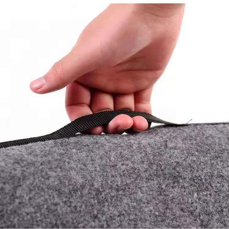 Car Trunk Organizer Soft Felt Storage Box Large Anti Slip Compartment Boot Storage Organizer Tool Bag Car Storage Bag