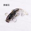 Natürlicher Kristall-Splitter Koi-Fisch Harzskulptur Dekorative kleine Fischfigur Haus Büro Schreibtisch Ornament Feng Shui Geschenk