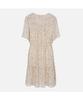 THURSDAY ISLAND Flower Pattern A-Line Midi Dress_T254Mop249W