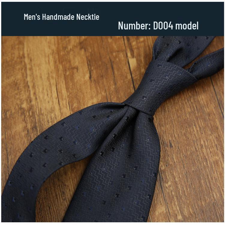 Men's 8CM Retro Burgundy Polyester Silk Tie - Business & Formal Suit Accessory