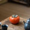 Auspicious Persimmon Tea Caddy Gift Box