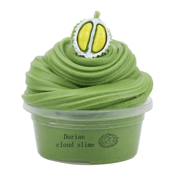 Fluffy Butter Slime Beautiful Comfortable Touch Ideal Gift Stress Relief Fruit Cherry Toy
