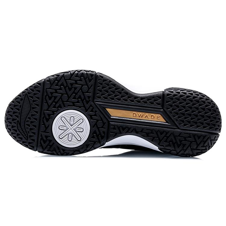 New LiNing Wowls Cushioning Rebound Mid Top Basketball Shoes Men's Black ABBQ007-2